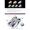 Unisex Mulheres Homens USB Charging luz piscando Sneakers LED Shoes